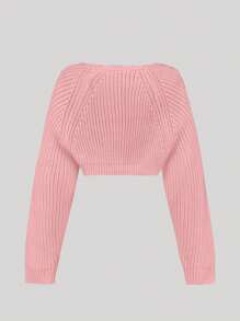 SHEIN Unity Casual Open-Front Sleeveless Cardigan,Long Sleeve Tops - Multicolor - View 3