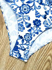 Swim SPRTY 單件印花泳衣，隨機設計 - 彩色 - 查看 5