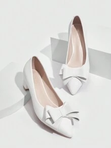 CUCCOO CHICEST Woman Shoes Fashion White Bowknot Flat Shoes For Summer Vacation Shoes Summer Spring Shoes Spring Break Easter Prom Heels