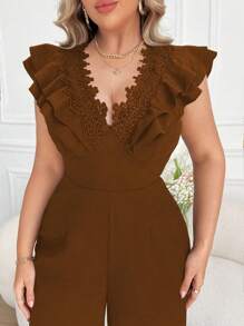 SHEIN LUNE Elegant Lace Jumpsuit