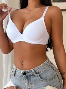 DesireSculpt 2入組薄杯鋼圈全色無縫推桿舒適內衣 - 彩色 - 查看 6