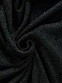 SHEIN Conjunto de dos piezas de estilo callejero de moda punk para niña preadolescente con camiseta de manga corta y pantalones largos casuales