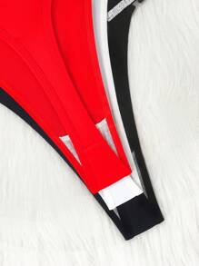 MidnightGlam 大码女士3件套舒适透气性感内衣套装