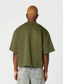 SUMWON Áo chui đầu cổ tròn tay ngắn quá khổ cho lễ kỷ niệm Ngày Thánh Patrick Trang phục thường ngày theo chủ đề Ireland Boxy Fit Paddy Party Essential - màu xanh lá - Xem 2