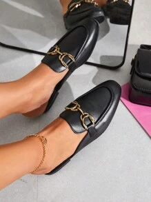 CUCCOO BIZCHIC Women's Shoes Point Toe Fashion Black Versatile Flat Shoes For Summer Vacation Shoes Summer Elegant Flats Elegant Basics Business Casual Business Chic Spring Shoes Spring Break Easter