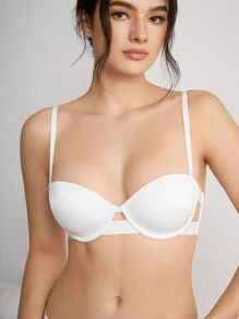 Ocili Ocili Sujetador hueco de moda y cómodo para mujer de unicolor