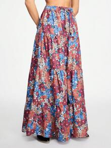 FattoColore Women's Hippie Loose Printed Wide Leg Pants