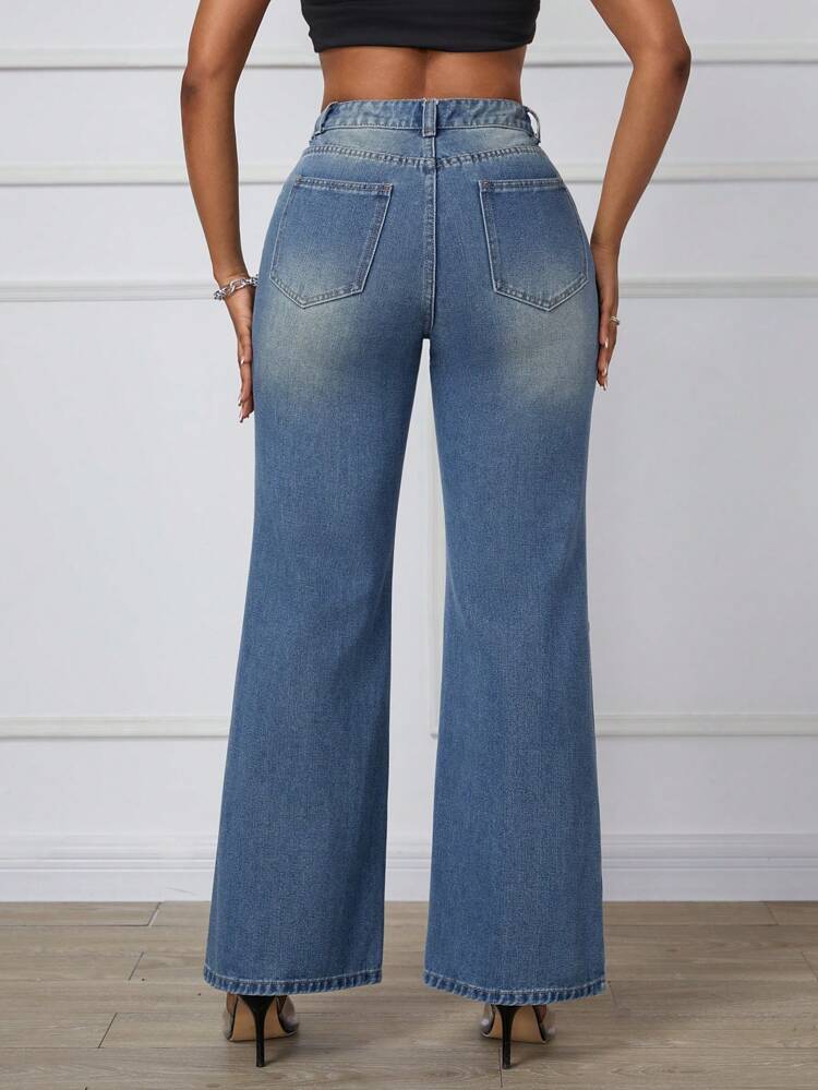 Women's Casual Simple Match Denim Pants For Everyday