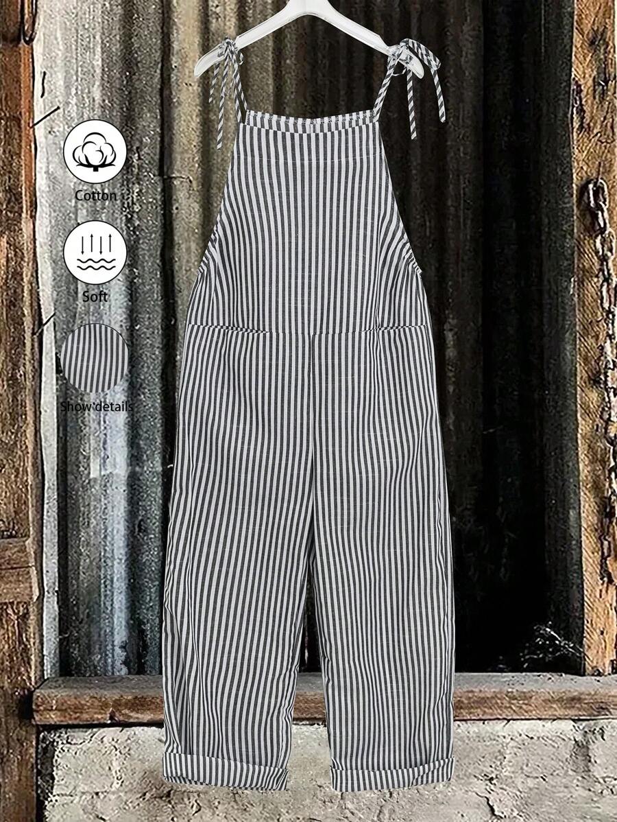 Cleo | Striped Summer Jumpsuit
