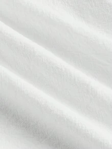 Comfortcana 女士夏季亚麻短裤黑白两件套