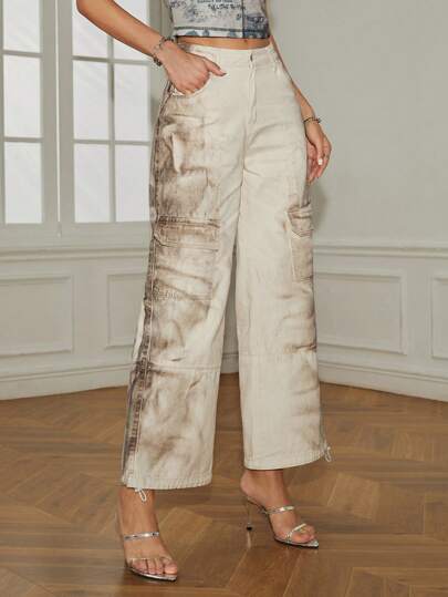 SHEINNeu Overoles de jeans de verano para mujeres. Ropa vintage para mujeres, Bottom para mujeres