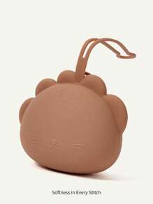 Cozy Pixies 1pc Portable Dust-proof & Drop-proof Silicone Pacifier Case - Maroon - View 3