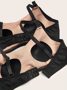 Moonlight & Mama 2pcs Maternity Women's Fashionable Simple Solid Color Underwear Bra