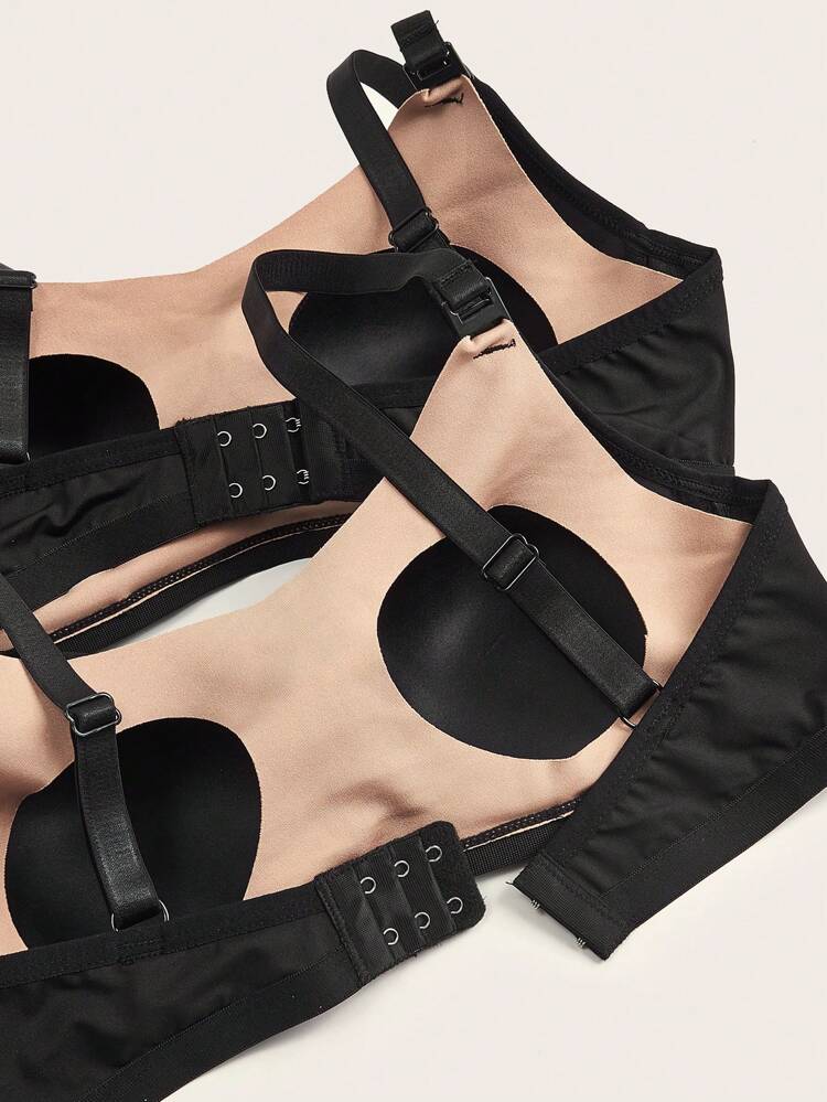 2pcs Maternity Women's Fashionable Simple Solid Color Underwear Bra