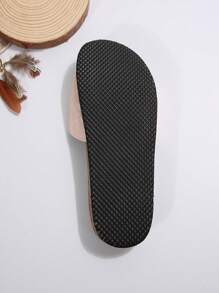 Women Summer Yellow Fashionable Soft Cork Sole Sandals - Baby Pink - View 5