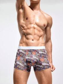 Men Candy Printed Casual Daily Wear Boxers - Multicolor - View 6