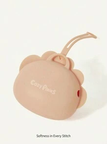Cozy Pixies 1入組便攜矽膠安撫奶嘴收納盒,防塵和防摔 - 橘色 - 查看 7