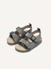 Cozy Pixies Summer Fashionable Versatile Casual Soft And Comfortable Flat Button Beach Sandals For Boys And Kids