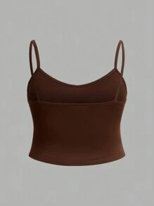 SHEIN EZwear 6 件大码女式休闲简约吊带背心，夏季 - 彩色 - 查看 3