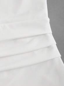 Sweetra Asymmetric One Shoulder Sexy Bodycon Mini Dress