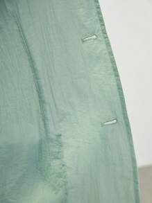 AKNOTIC Business Casual Herren Lässig Old Money Stil gewebter integrierter Blazer in Mintgrün, ultra dünn für den Sommer, für Herbst und Winter