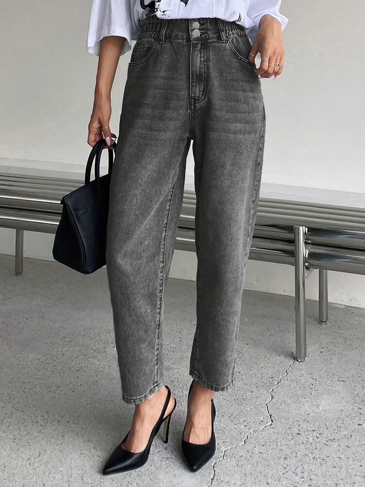 Ladies' Solid Color Simple Daily Denim Knee Length Shorts,Back To School Clothes Women Jeans