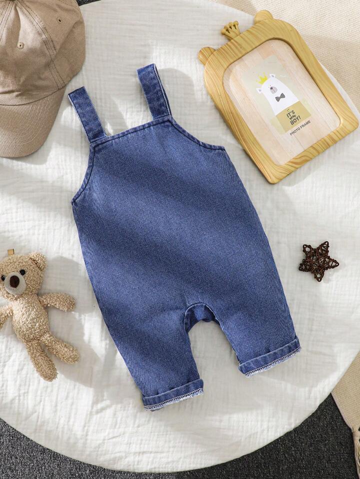 SHEIN ベビーオーバーオール 6-9M ピンク SHEIN ベビーオーバーオール 6-9M ピンク