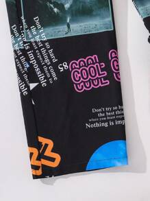 Tween Girl Random Printed Cool Jumpsuit - Multicolor - View 5