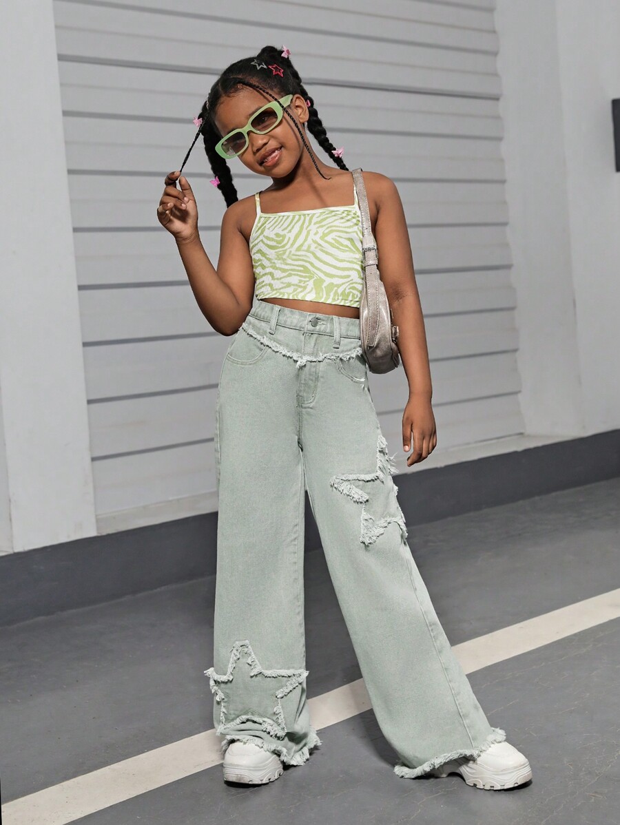 Kinder Baggy Jeans Unisex - Weite Beine Größe 5-14 Jahre