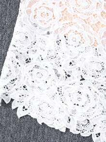 SHEIN Tween Girl Lace Strap Tank Top + Long Skirt Set - Apricot - View 5