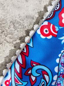 Women's Summer Beach Paisley Printed Sexy Bikini Set - Multicolor - View 5