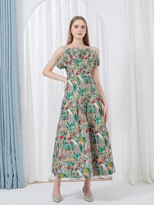Heavy Weight Jacquard Women's Elegant Evening Cocktail Party Dress Kentucky Derby Dress - Multicolor - View 9