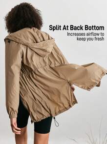 In My Nature Ladies' Solid Color Minimalist Hooded Sun Protection Jacket