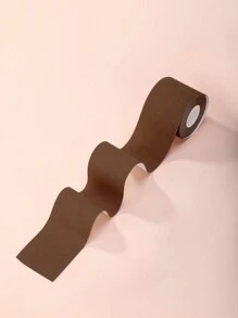 1 Gulungan Pita Perekat Pengangkat Payudara Elastis Ukuran Besar, Potong Sesuai Kebutuhan - Coffee Brown - View 4