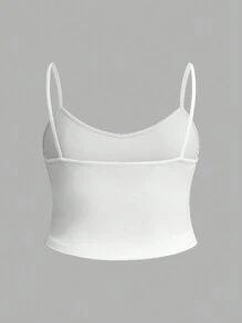 SHEIN EZwear 6 件大码女式休闲简约吊带背心，夏季 - 彩色 - 查看 14