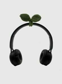 ROMWE Fairycore 1 pieza Diadema hecha a mano estilo mori con forma de hoja, diadema, turbante, diadema absorbente