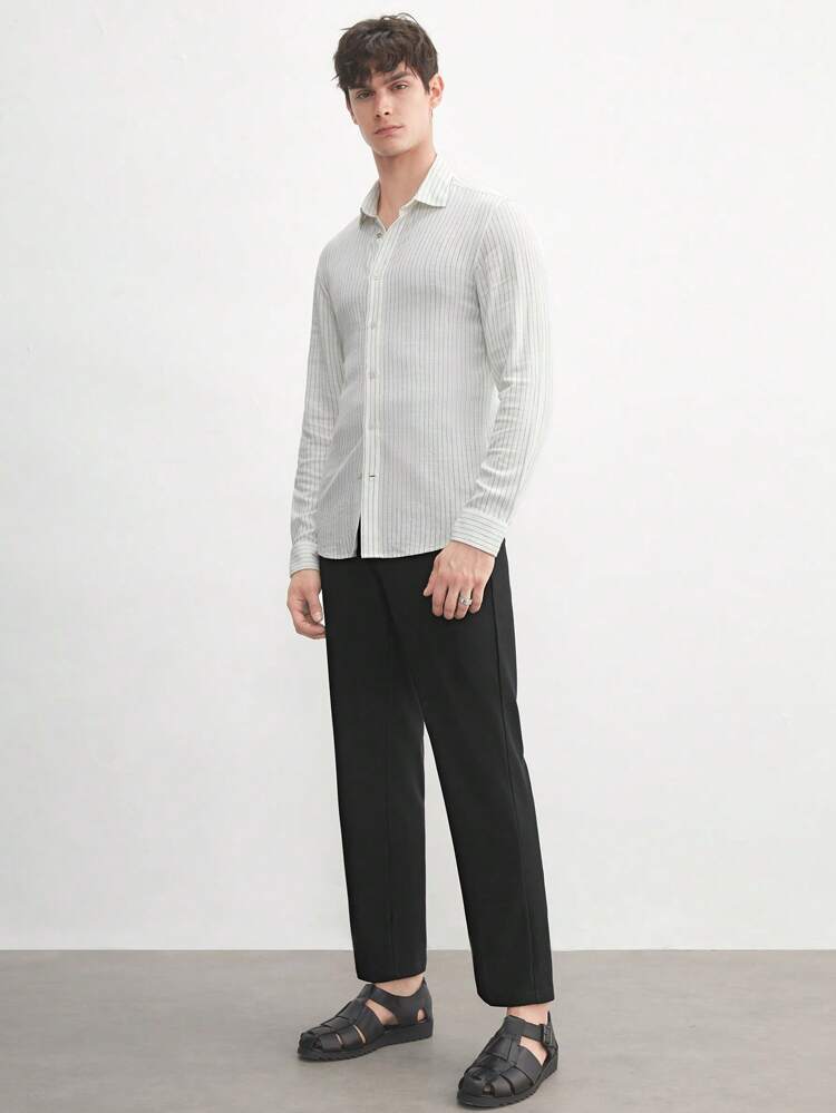 Men's Plain And Simple Everyday Woven Dress Pants