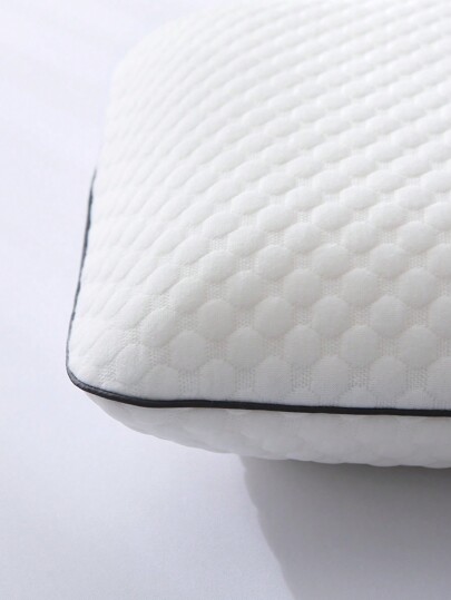 1pc Alternating Cooling Warm Pillow, Con tertable Memory Foam Bed Kussen Ventilated Removable, Machine Washable Hoes view 4