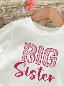 SHEIN Conjunto de 2 peças de blusa e shorts de manga curta minimalista casual para meninas, vendidos individualmente para o verão