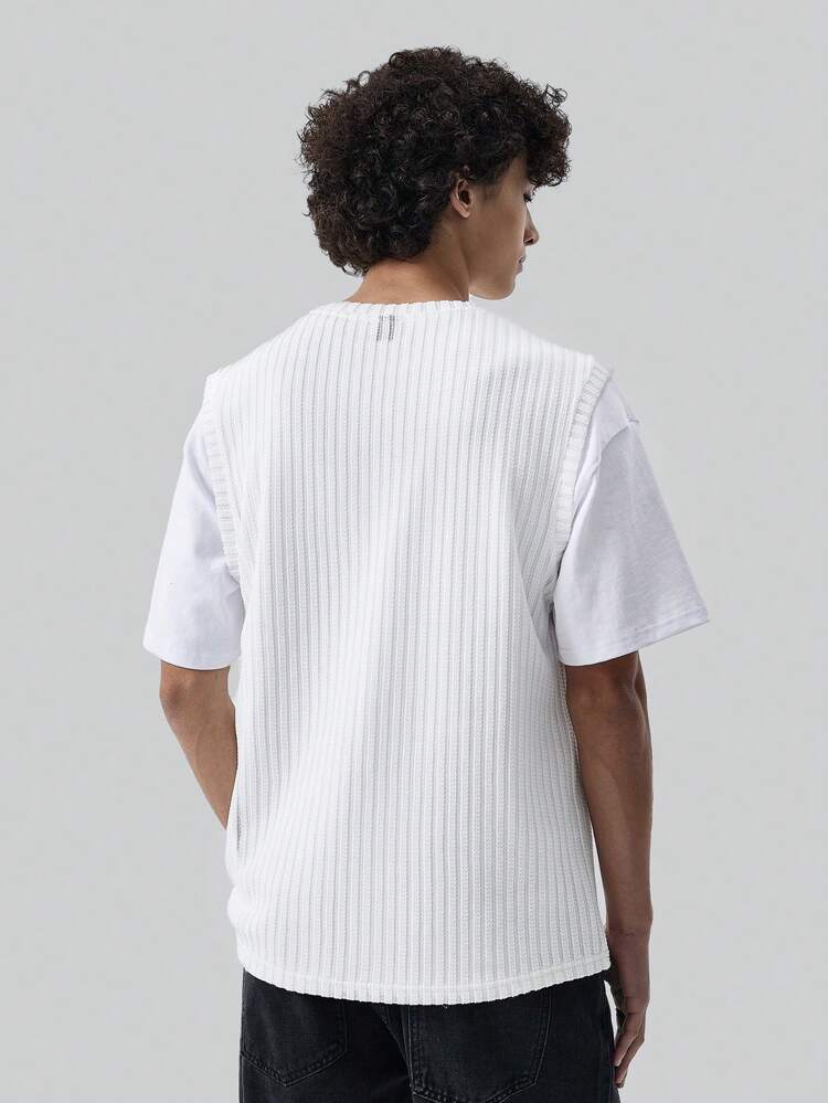 Solid Color V-Neck Summer Ribbed Tank Top For Casual Wear