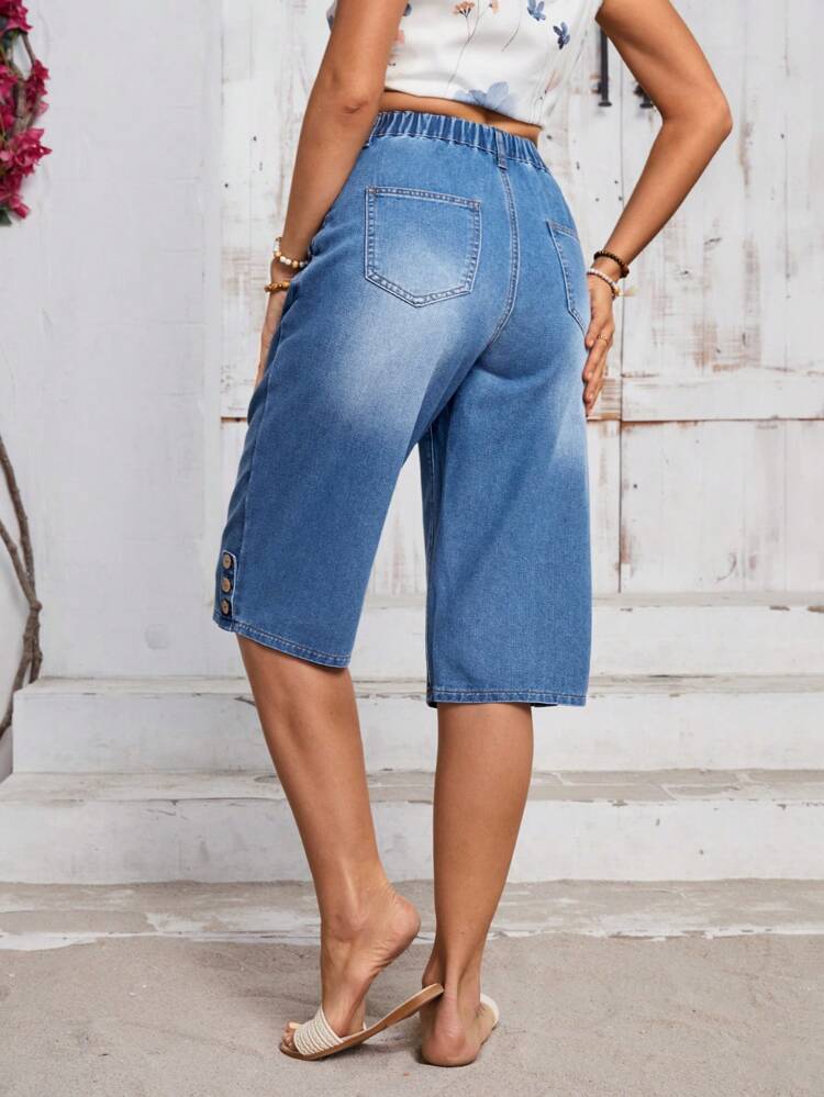 Women's Casual Everyday, Capri Denim Jeans