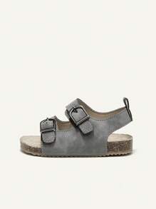 Cozy Pixies Summer Fashionable Versatile Casual Soft And Comfortable Flat Button Beach Sandals For Boys And Kids