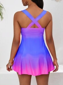Đồ bơi hai mảnh kiểu vest nữ, Đồ bơi Tankini đi biển mùa hè - Nhiều màu - Xem 2