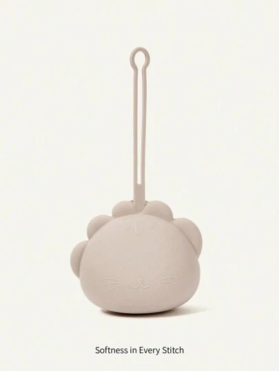 Cozy Pixies 1pc Portable Silicone Pacifier Storage Box With Dustproof And Anti-fall Function