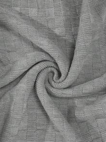 RueChic Men Geometrical Pattern Regular Sweater - Light Grey - View 8