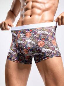 Men Candy Printed Casual Daily Wear Boxers - Multicolor - View 7