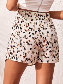 SHEIN Frenchy Quần short thường ngày mùa hè dành cho nữ có in hình và trang trí hình tròn - Nhiều màu - Xem 2