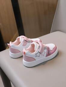Giày thể thao thoải mái chống trơn trượt cho bé, thường ngày, xuân thu - Hồng - Xem 6