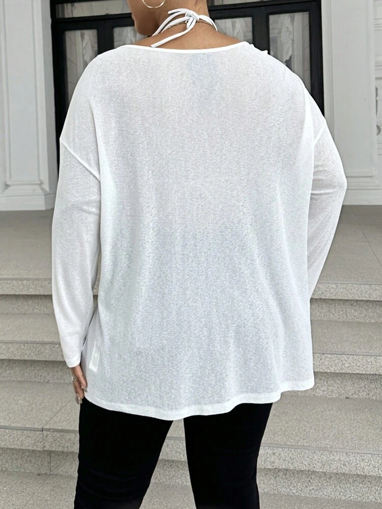 Dual-Layered Chiffon Reversible Women's Top