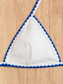 Swim Vcay 夏日沙灘鞭織無襯三角比基尼套裝